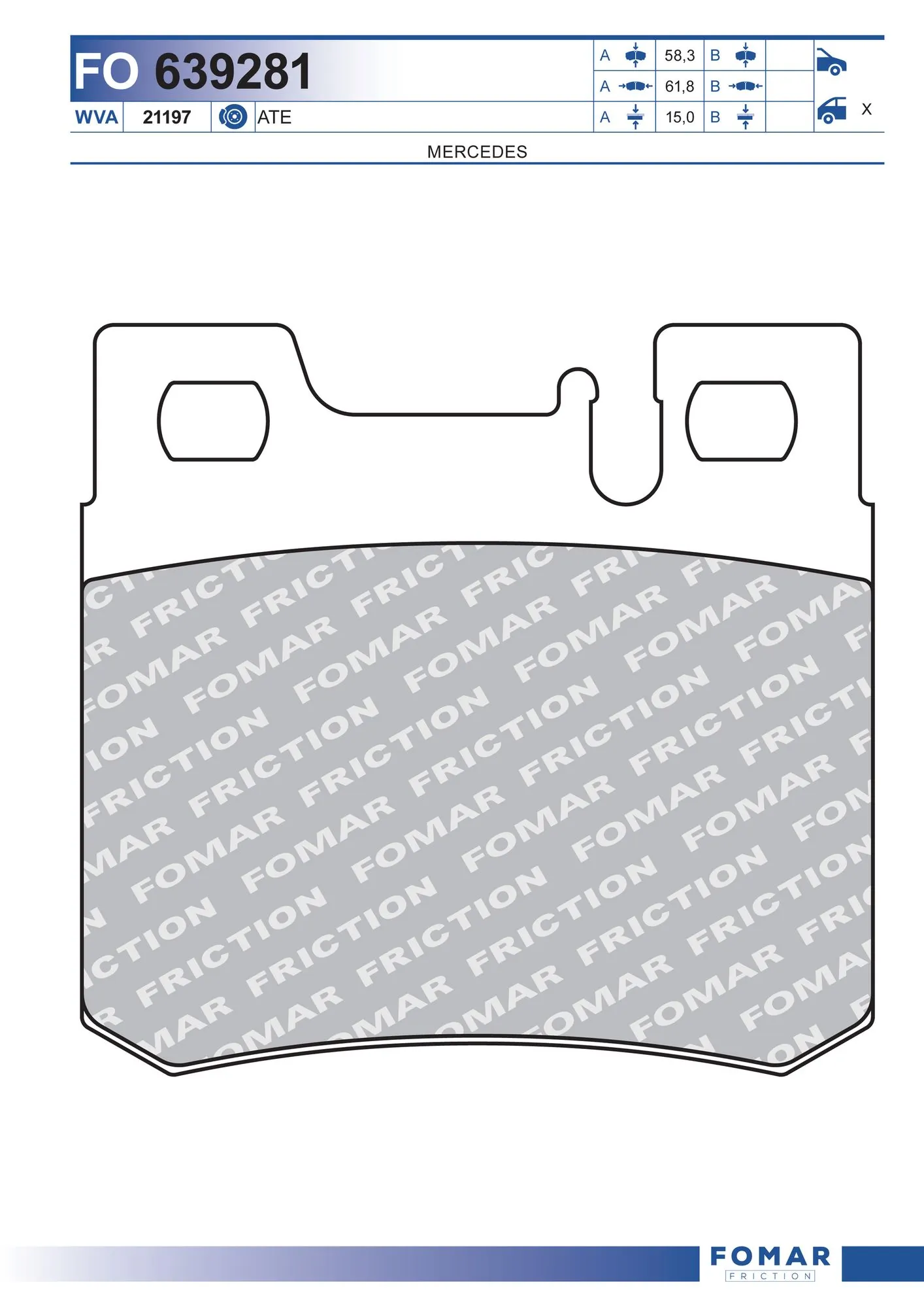 Brake Pad Set, disc brake